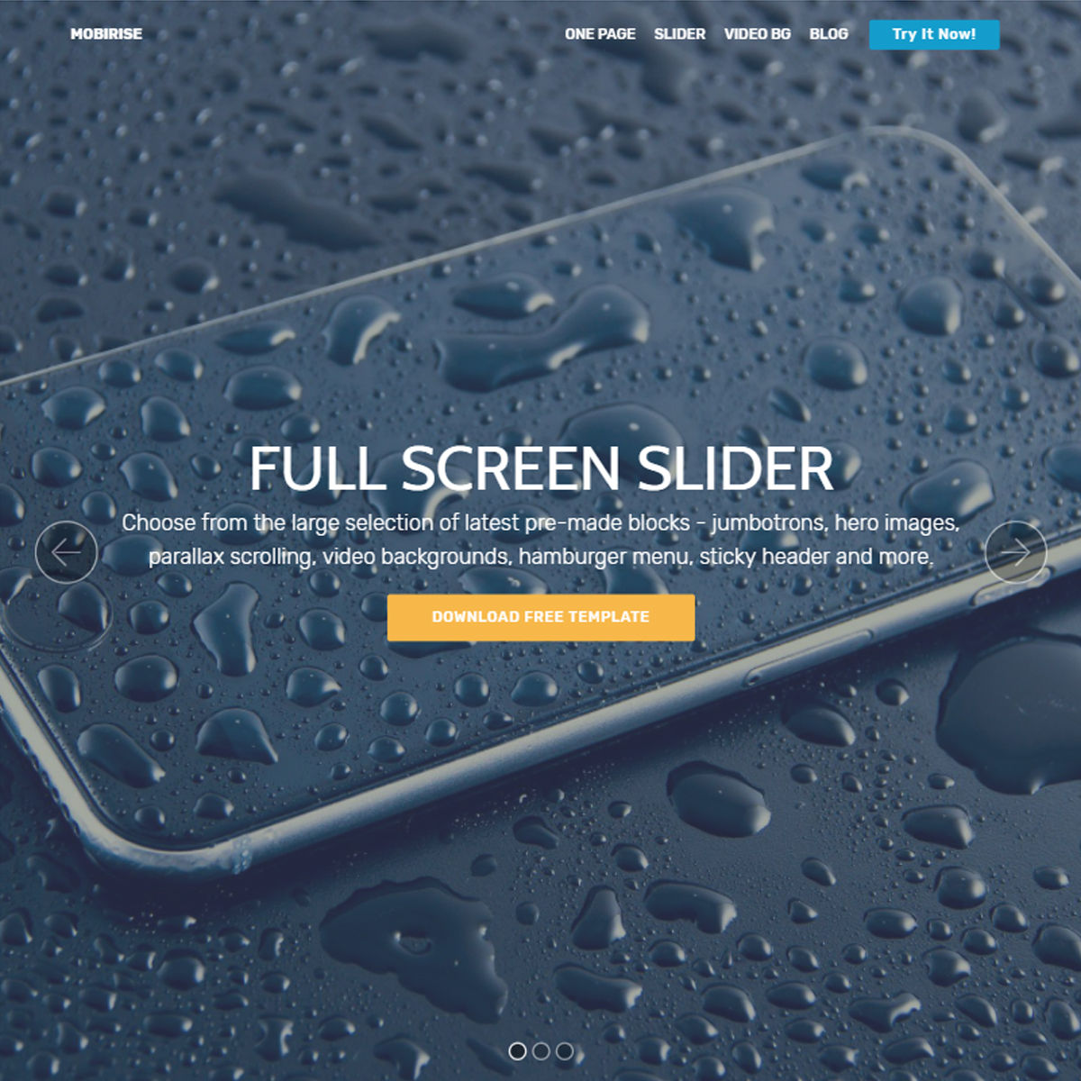 HTML Slider Template – Free Download